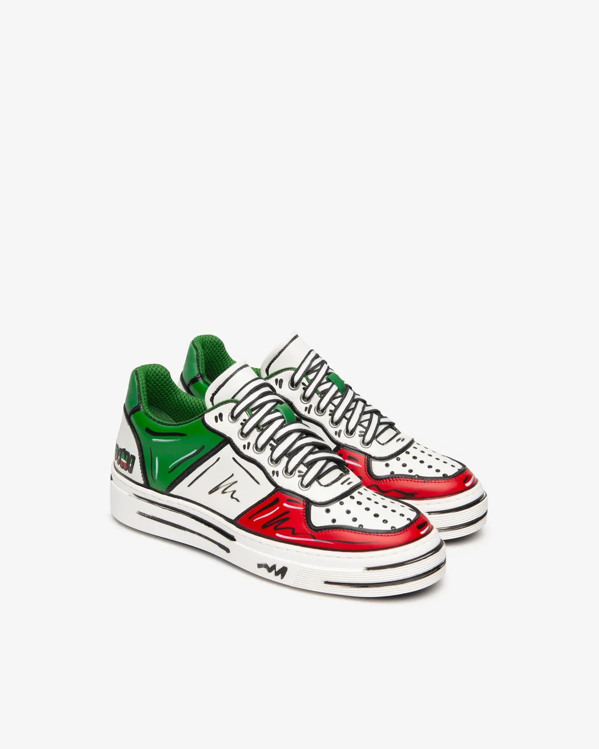 NeroGiardini sneakers piele dama tricolor Italia