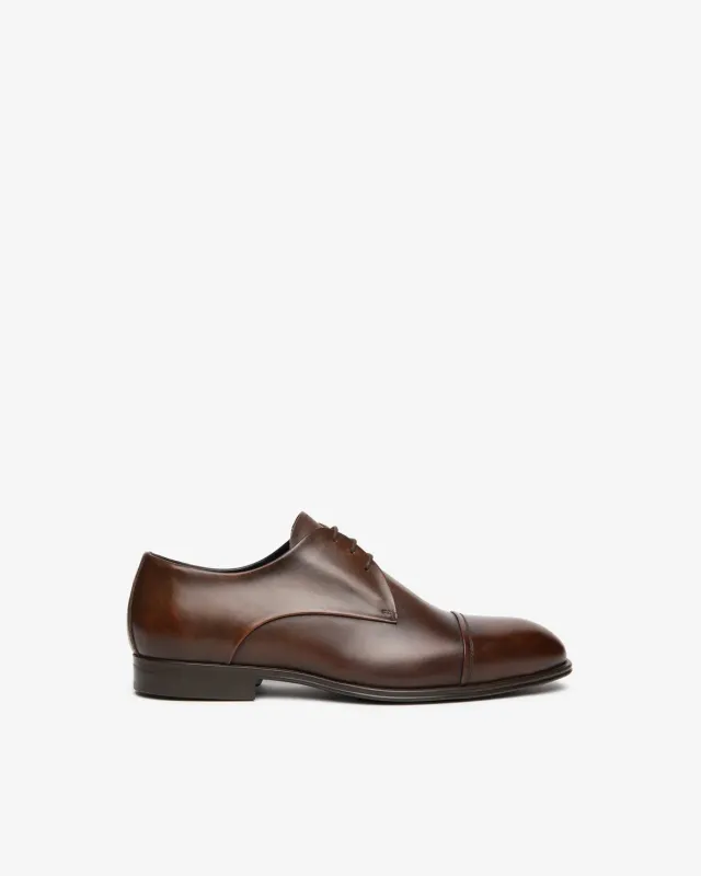 NeroGiardini pantofi derby piele barbati cap toe
