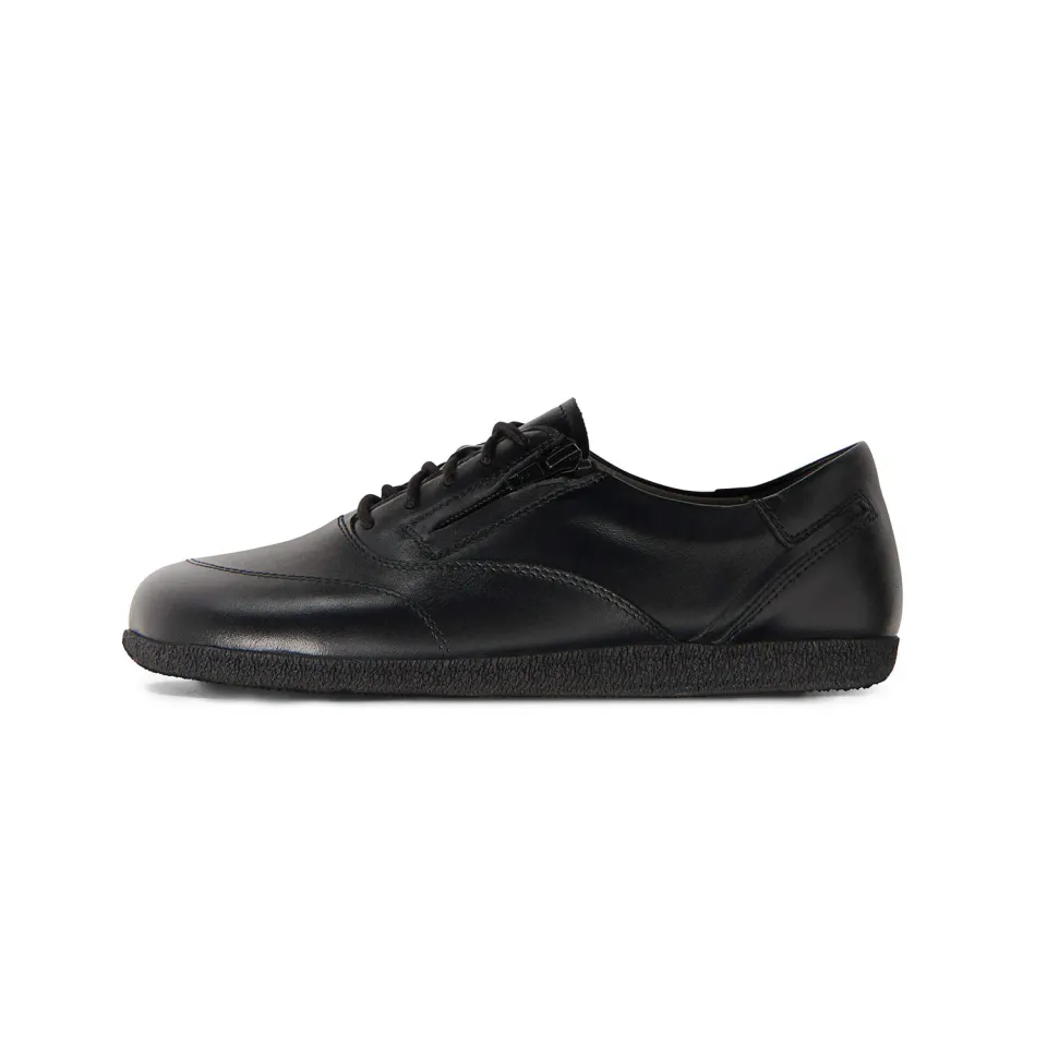 BÄR Pure Clea pantofi dama negri piele lata
