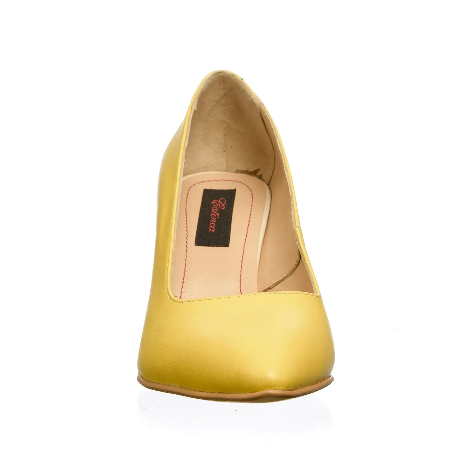 Catinca Shoes A9 G pantofi piele galben