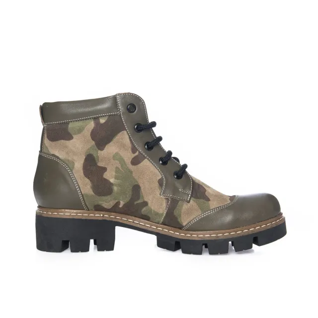 Catinca Shoes G28 KA bocanci dama piele kaki
