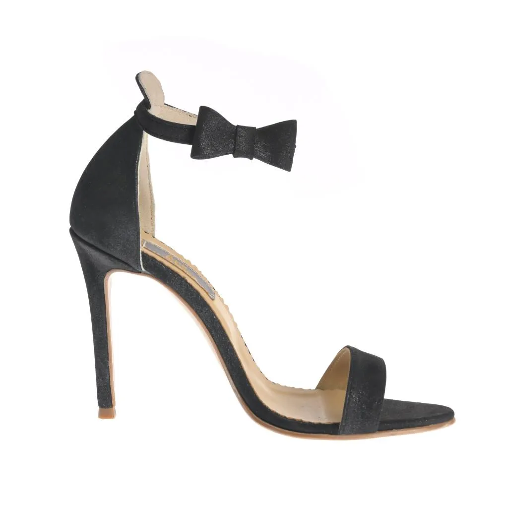 Ana Urbana Shoes New Orleans sandale negre toc stiletto