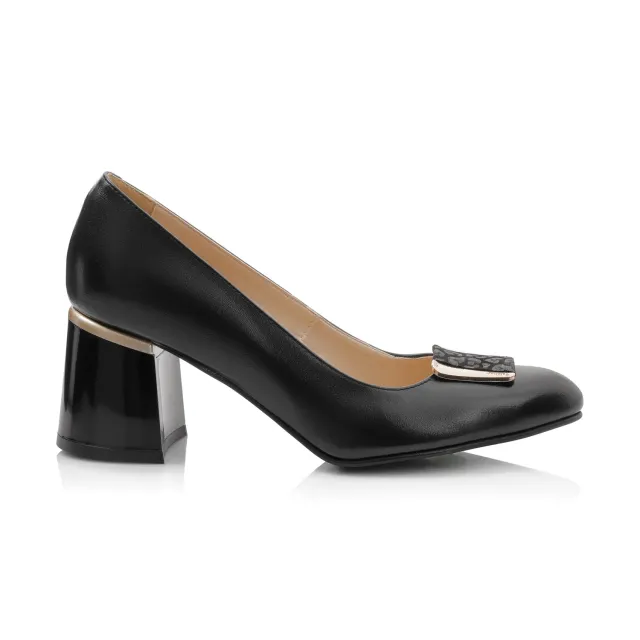 Catinca Shoes A75 NE pantofi dama piele negru office