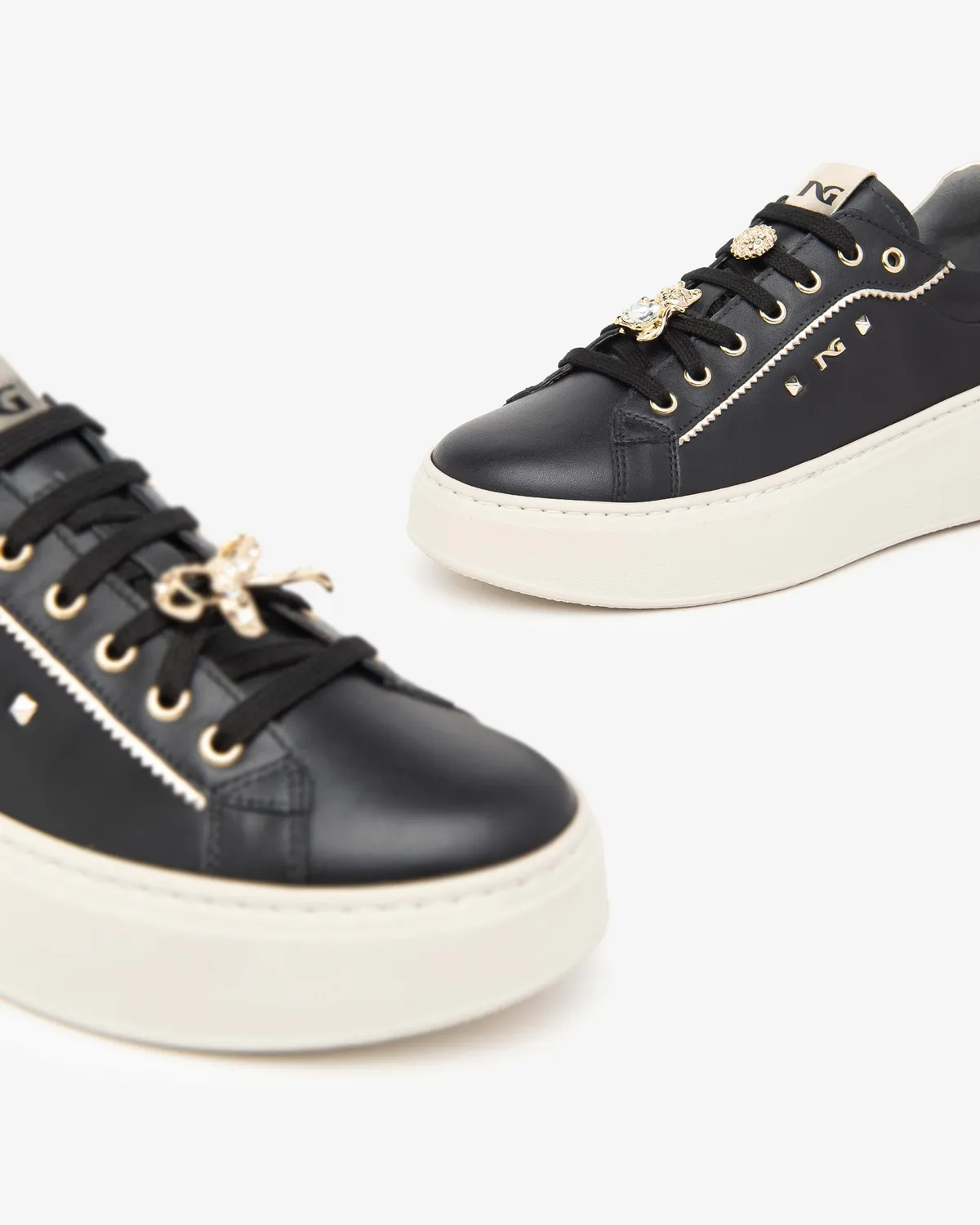 NeroGiardini sneakers dama piele textil respirabil