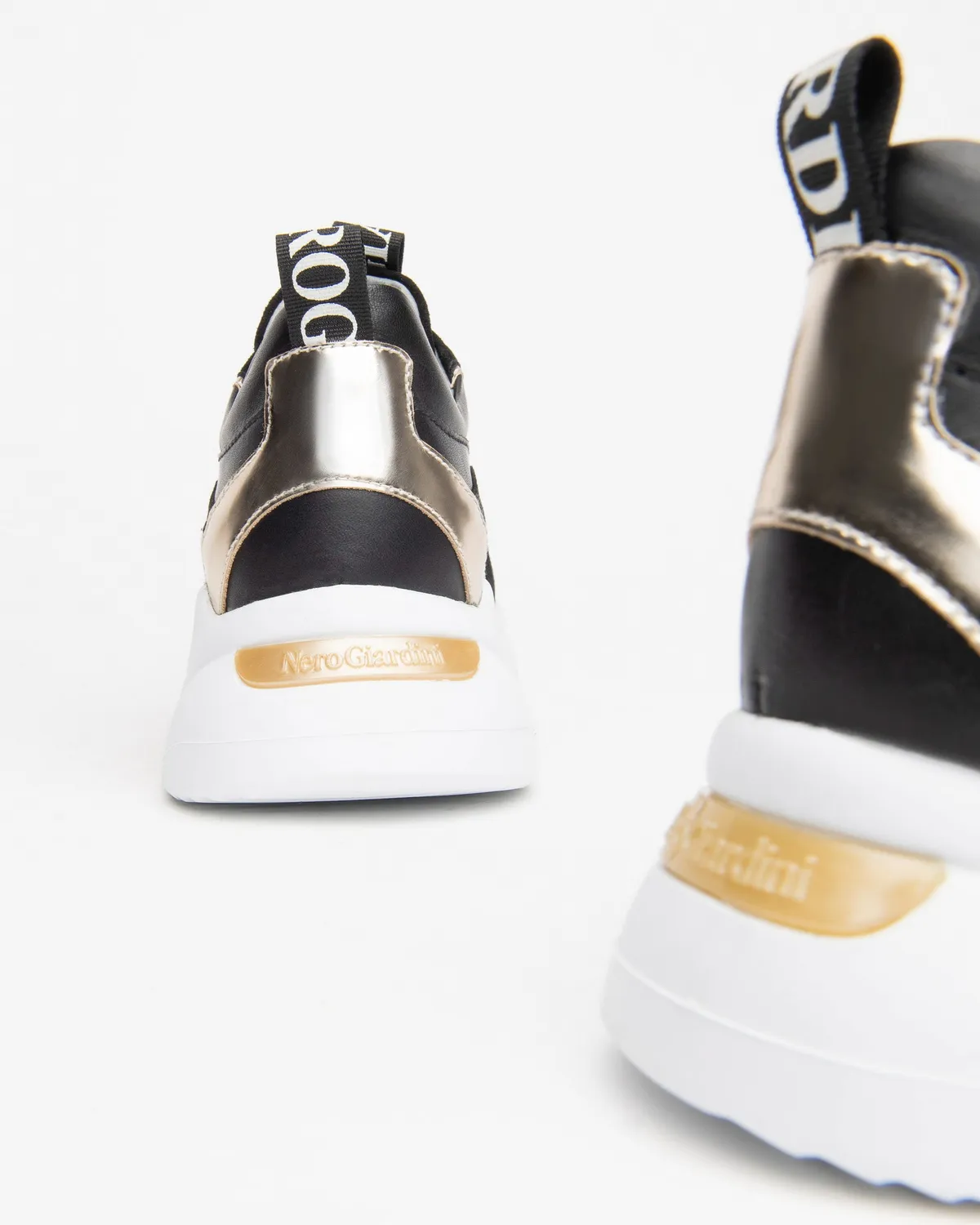 Sneakers damă NeroGiardini piele și piele întoarsă