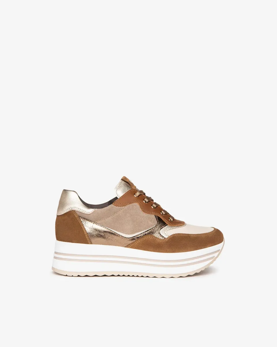 NeroGiardini sneakers piele naturala dama toamna