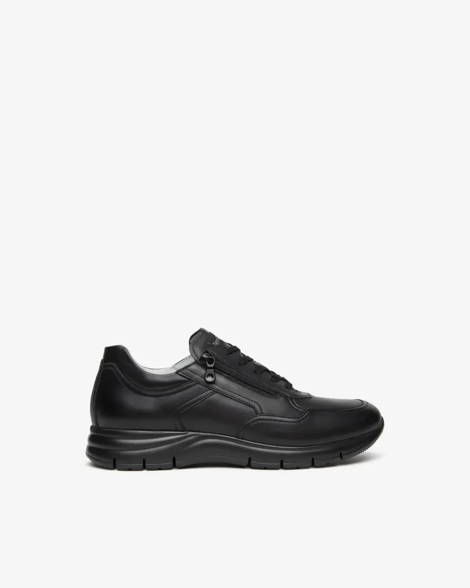 NeroGiardini sneakers piele barbati fermoar