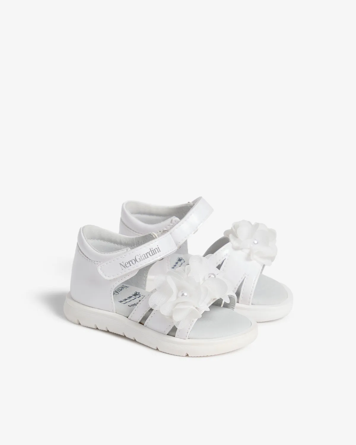 NeroGiardini Junior Sandale Fete Piele Velcro Vara
