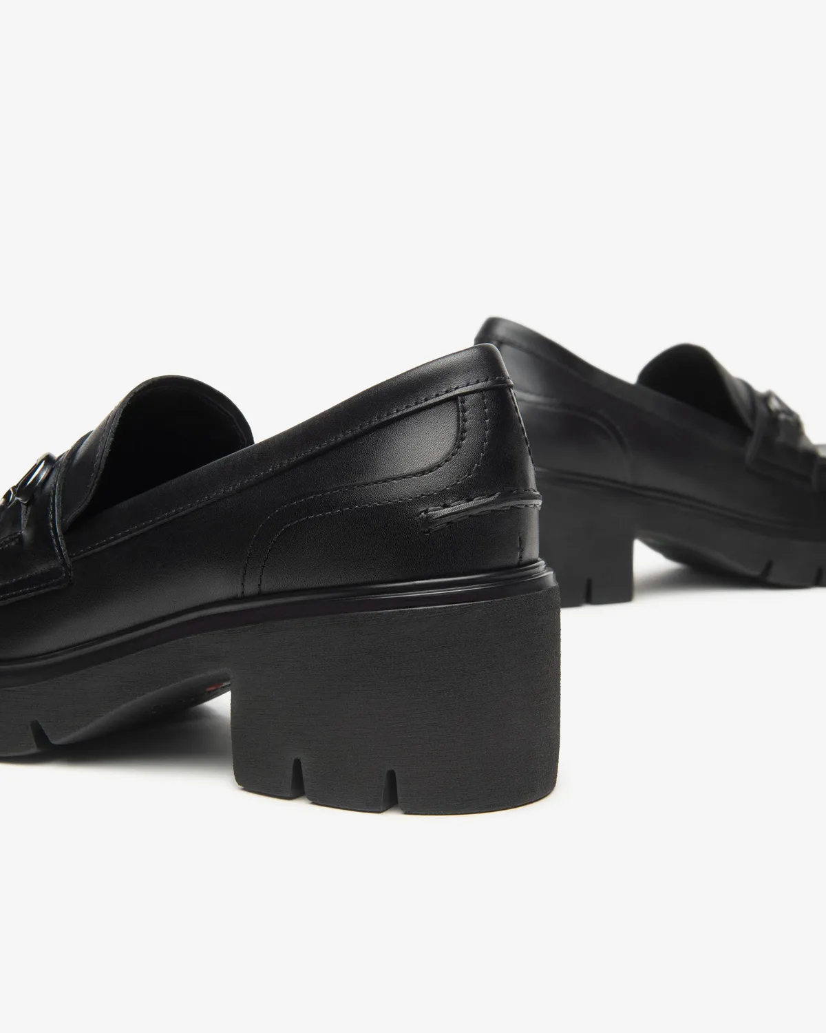 Mocasini Dama NeroGiardini cu Toc 60 mm Piele