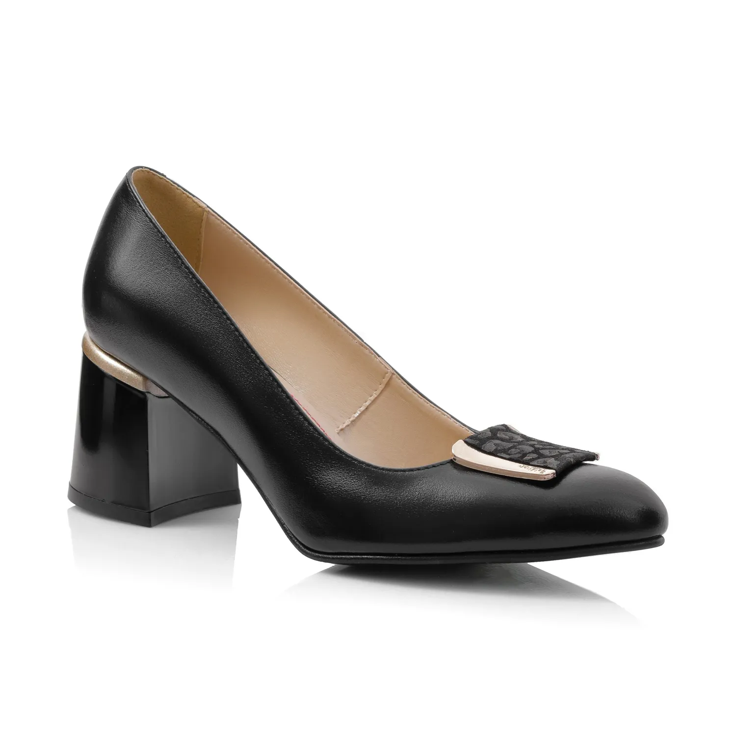 Catinca Shoes A75 NE pantofi dama piele negru office