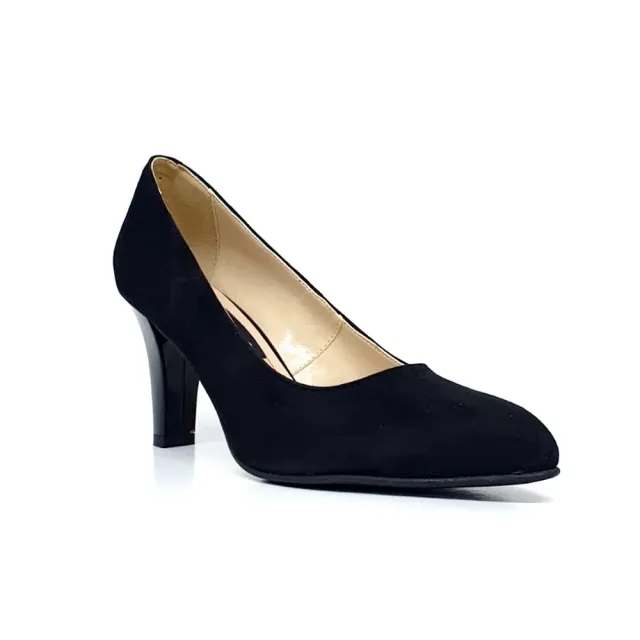 Catinca Shoes A28 NA pantofi dama piele negru antilopa