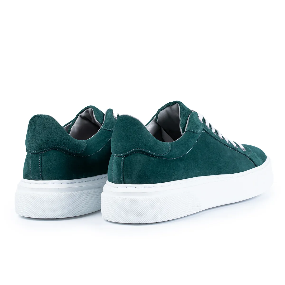 Lucas Shoes Pedro 510 sneakers verde velur piele