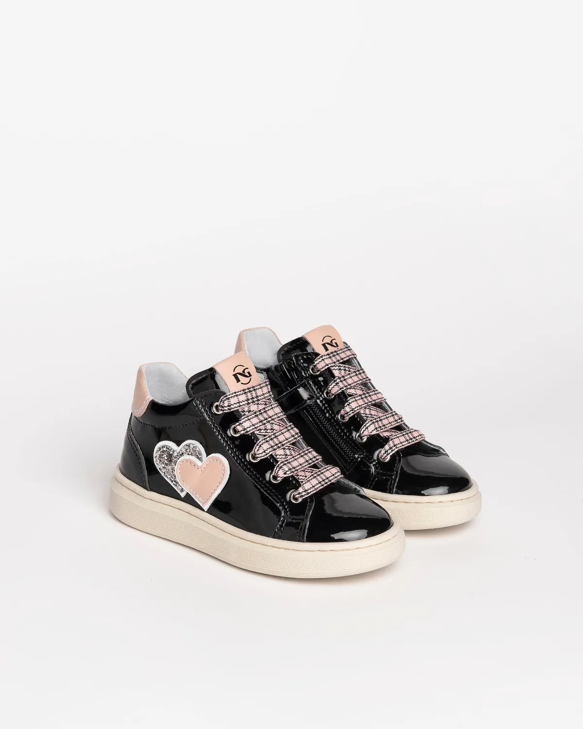 NeroGiardini sneakers fete piele ușori velcro