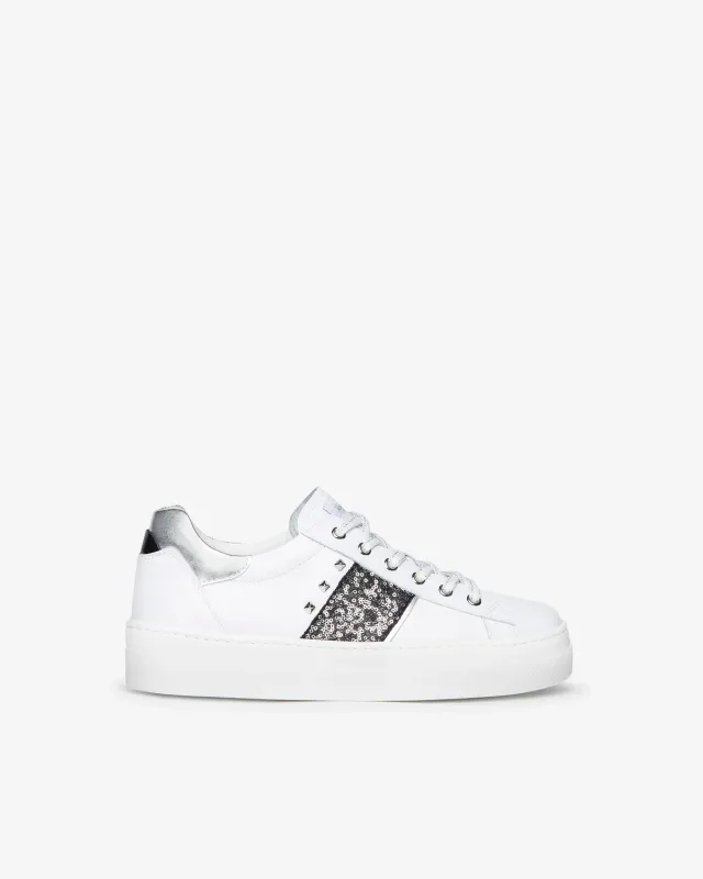 NeroGiardini sneakers piele dama vara cu brant DryGo