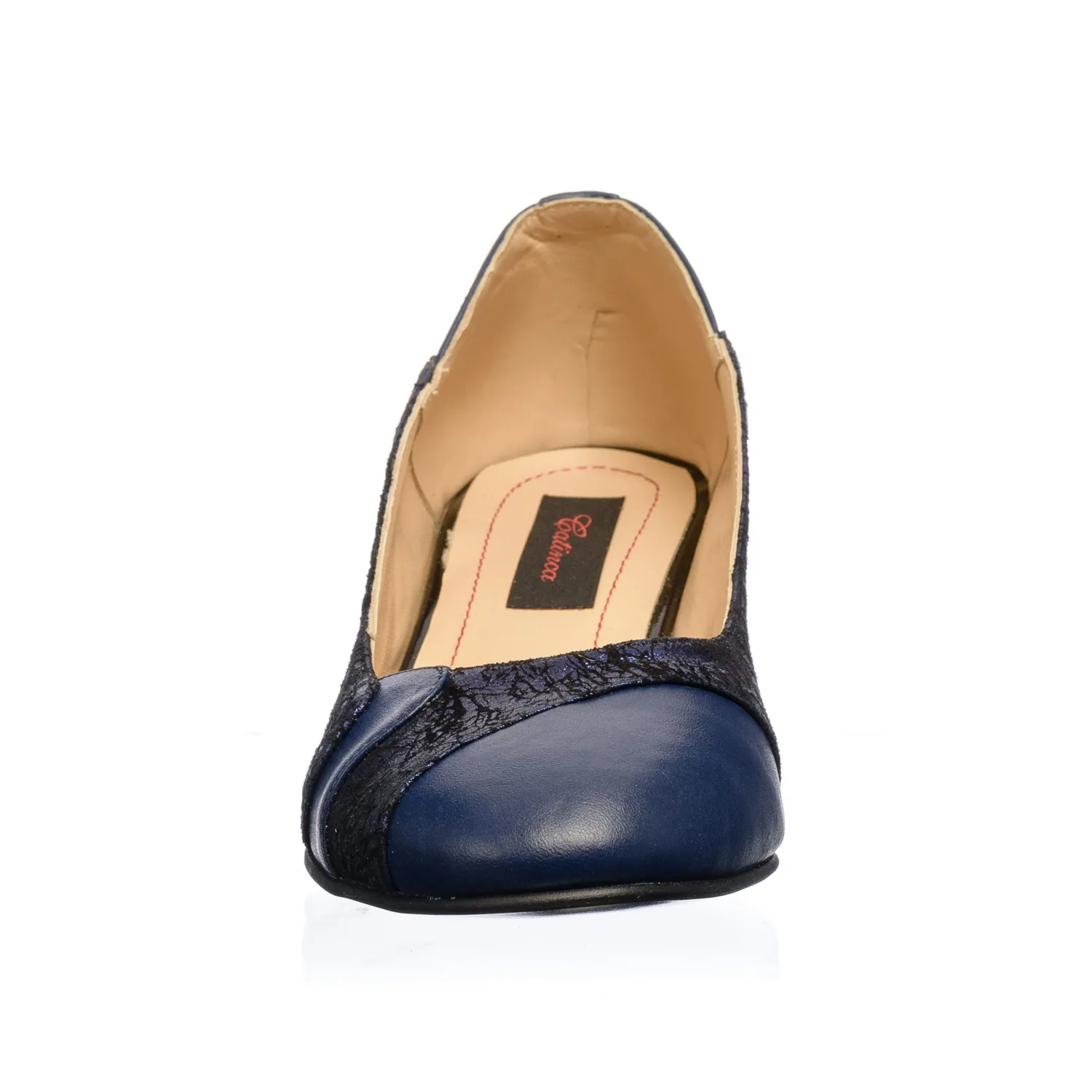 Catinca Shoes 505 BBS pantofi dama piele bleumarin