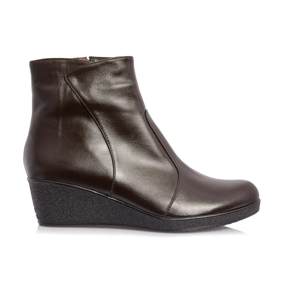 Catinca Shoes O55 MB ghete dama piele bordo box
