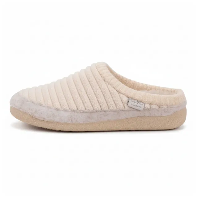 BÄR Lifestyle Malu papuci damă crem textil
