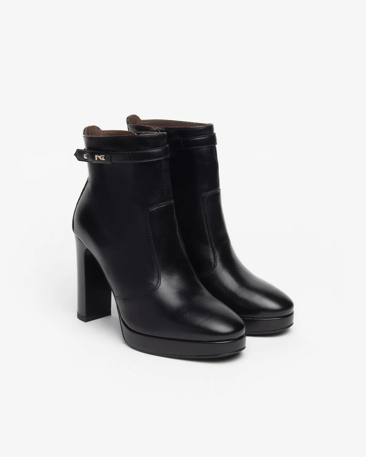 NeroGiardini Botine damă piele glam