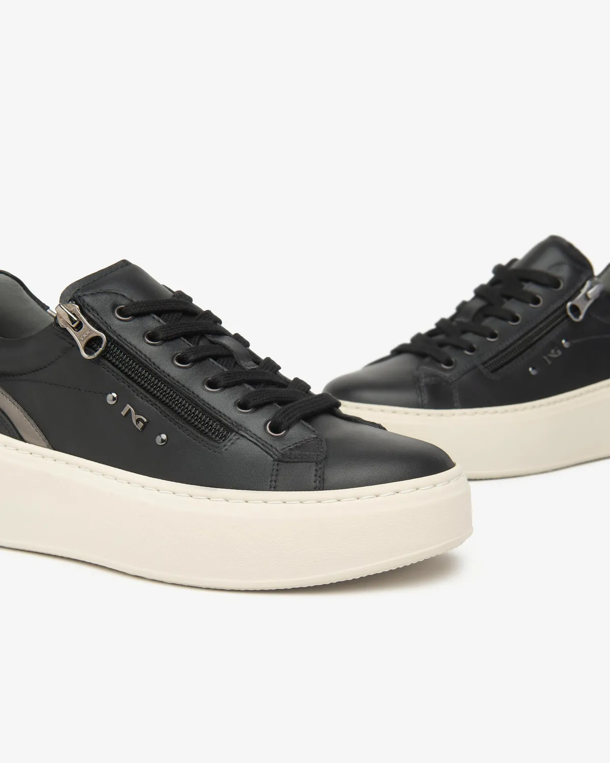 Sneakers damă NeroGiardini piele branț memory