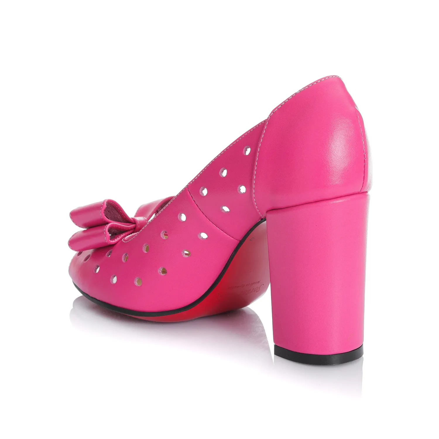 Catinca Shoes F23 pantofi damă piele naturală roz box