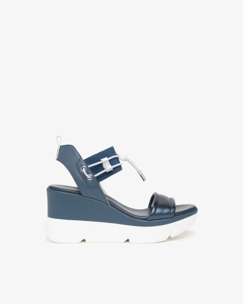 NeroGiardini sandale damă piele și textil vară