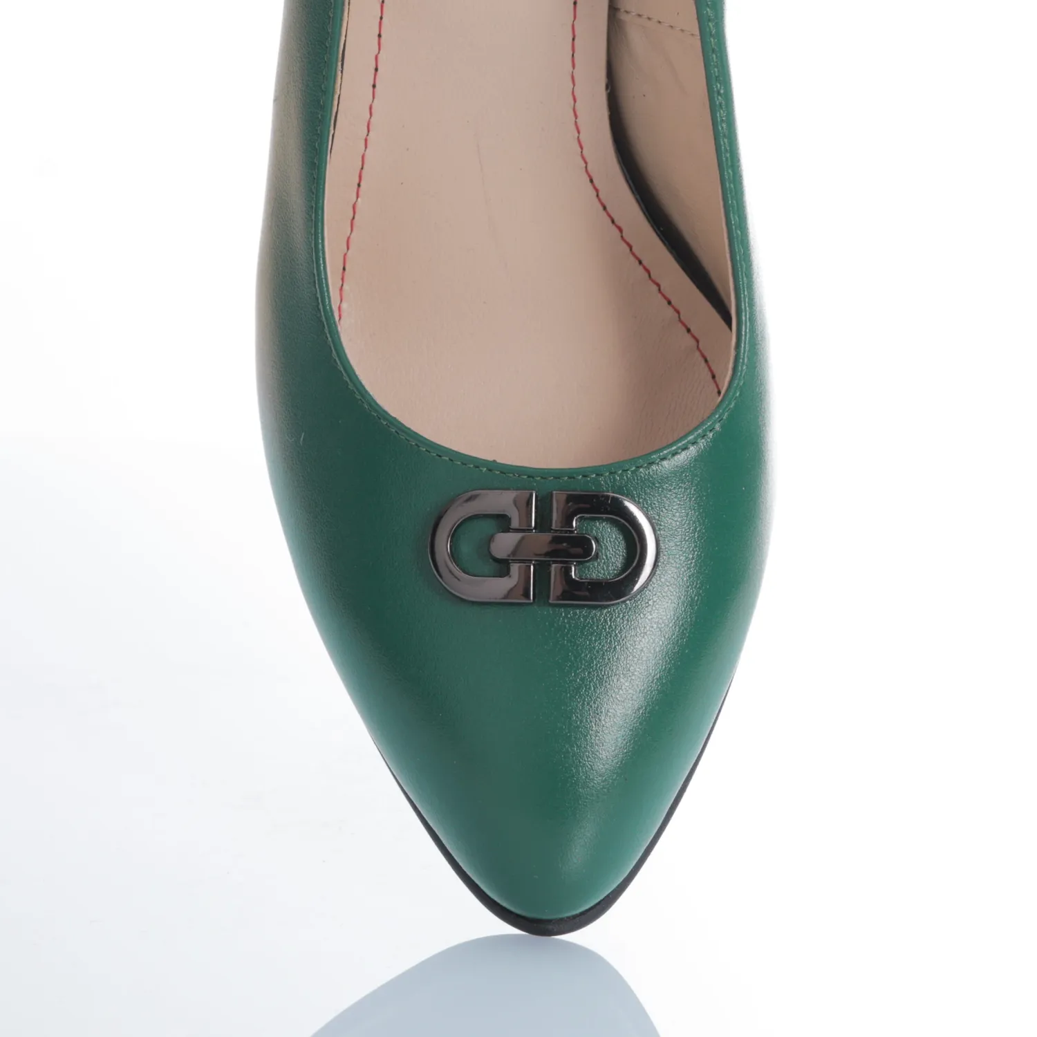 Catinca Shoes A47 VB pantofi dama piele verde box