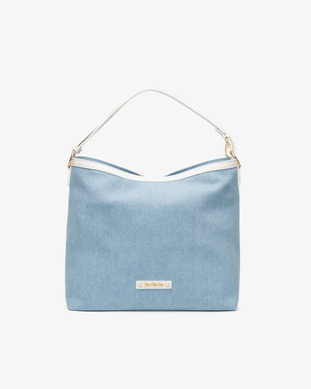 NeroGiardini geanta hobo dama material tehnic bej