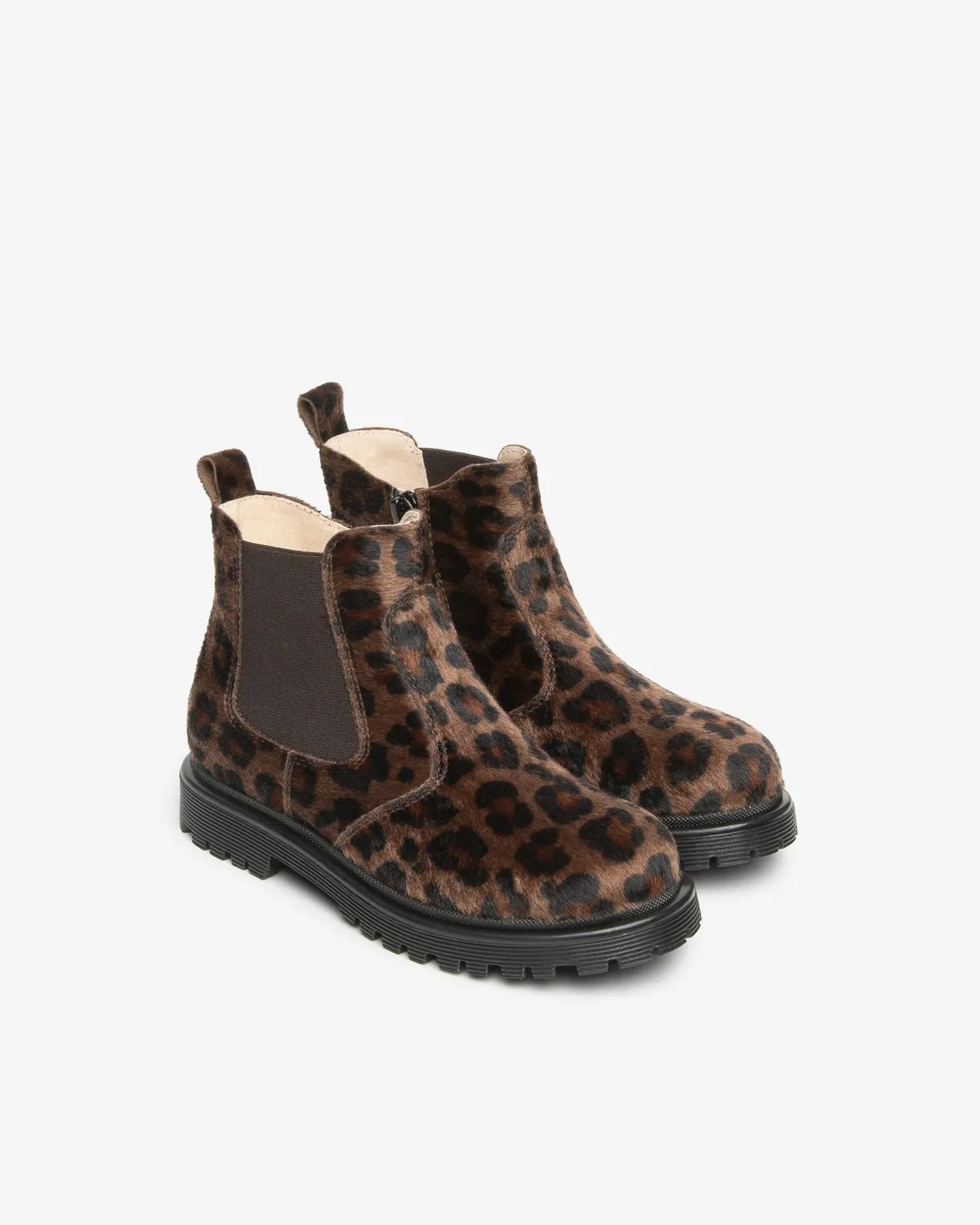 NeroGiardini ghete chelsea fete animal print iarna