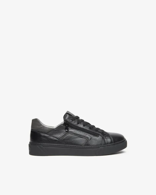 NeroGiardini sneakers barbati piele cu fermoar