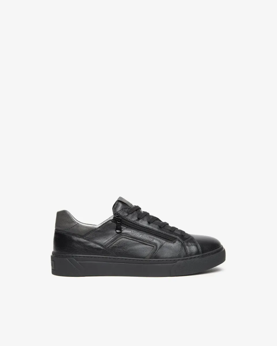 NeroGiardini sneakers barbati piele cu fermoar