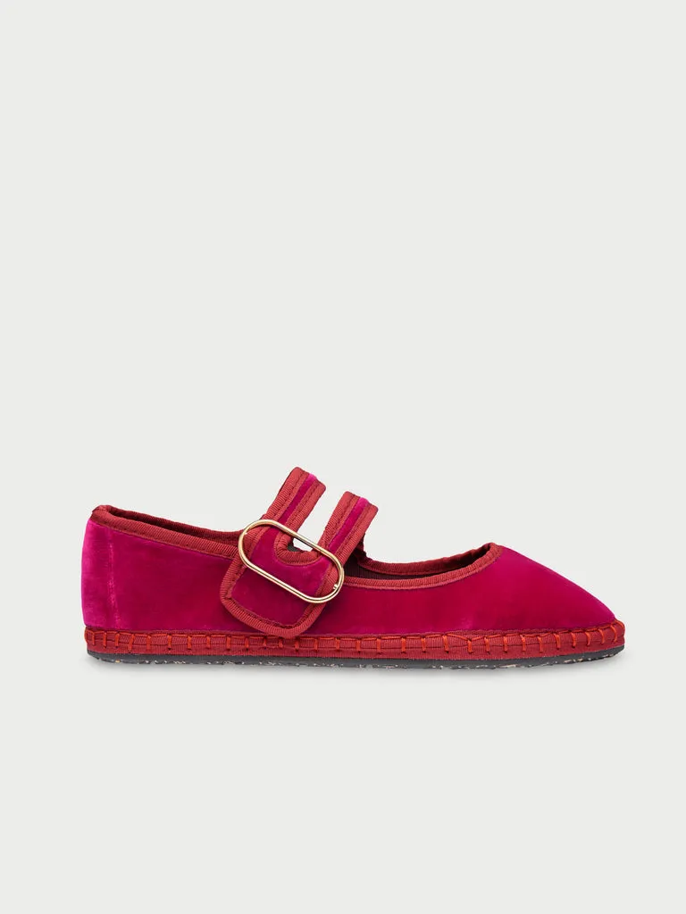 Flagelus Matilda Plum pantofi mary jane fuchsia