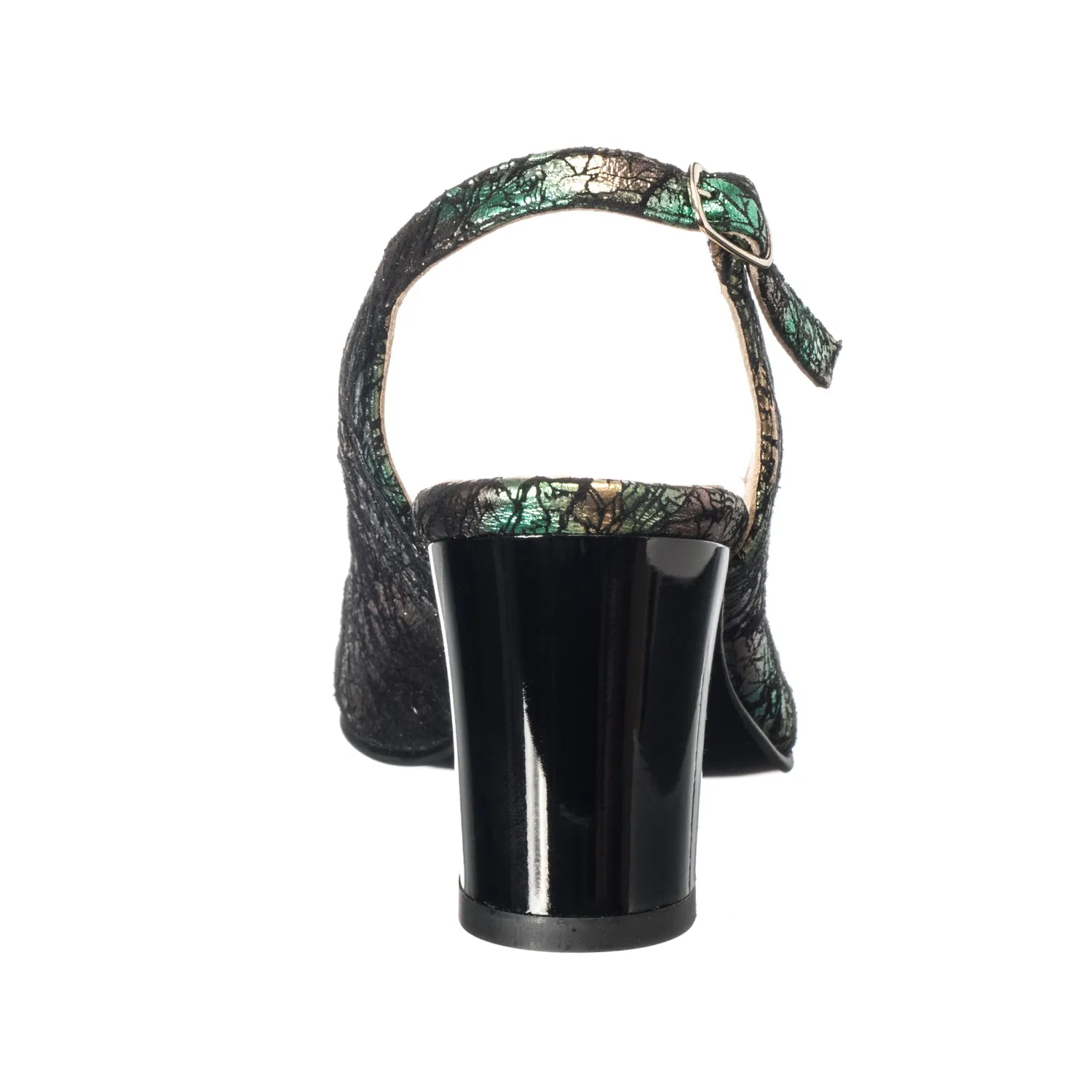 Catinca Shoes A91 VST sandale dama verde straveziu piele