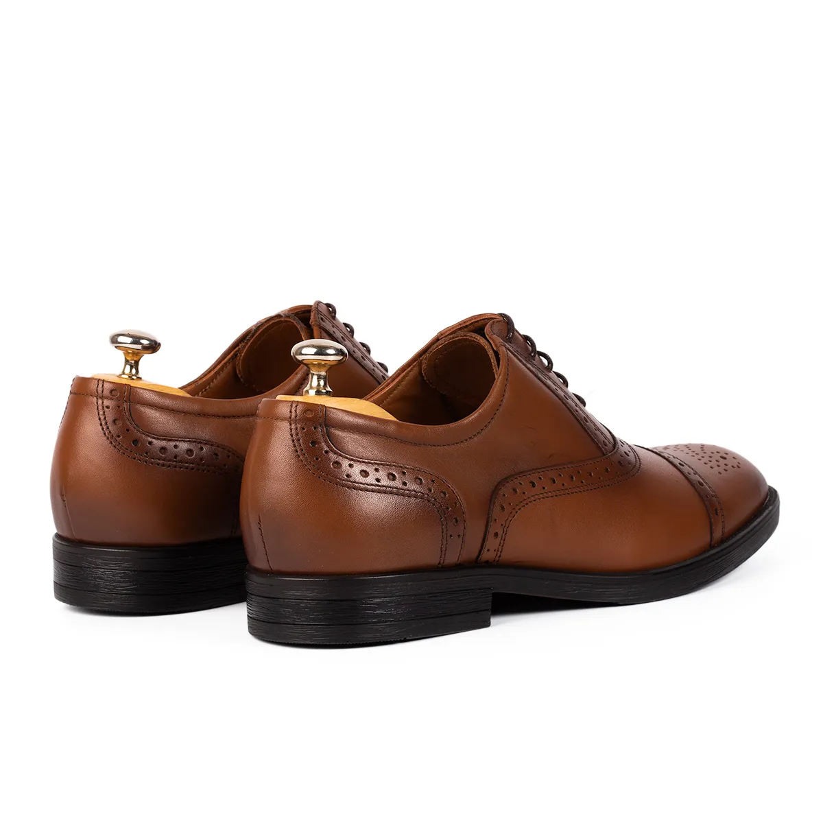 Lucas Shoes Elegant 359 pantofi coniac piele Mod100