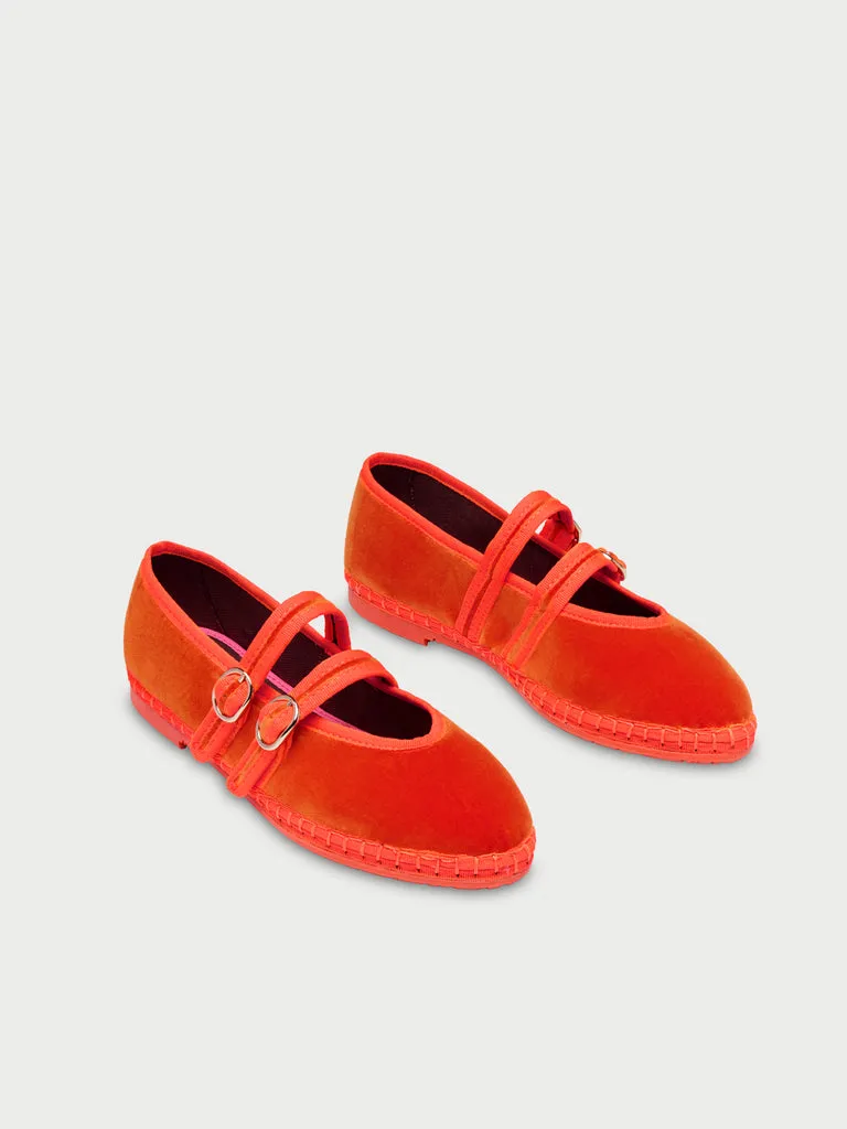 Flagelus Lady Claire Orange pantofi portocaliu