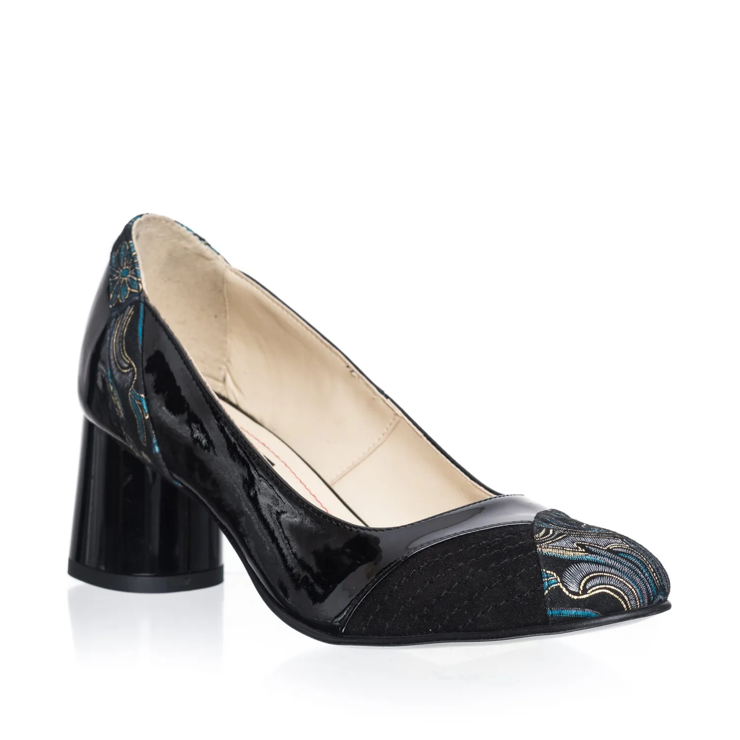 Catinca Shoes C33 NLSA pantofi dama piele negru lac