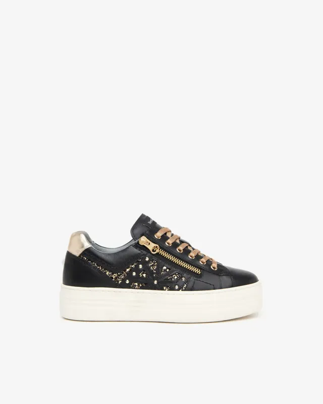 NeroGiardini sneakers dama piele material tehnic toamna