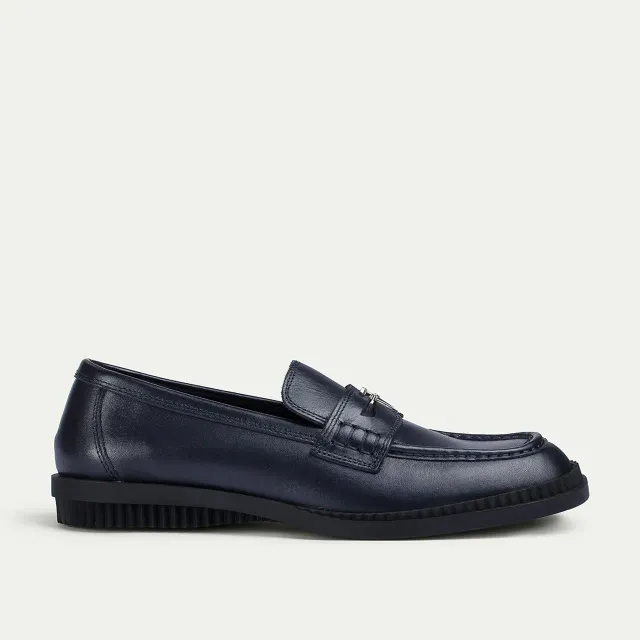 Cesare Paciotti Hybrid mocasini barbati bleumarin piele