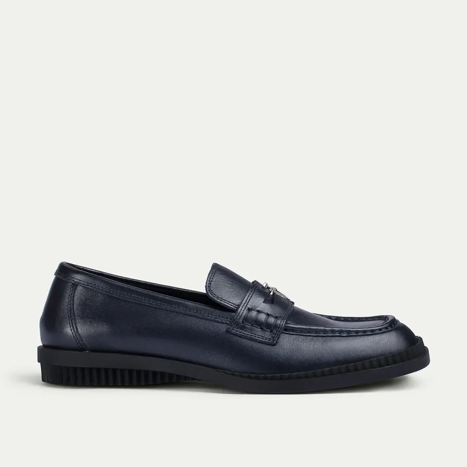 Cesare Paciotti Hybrid mocasini barbati bleumarin piele