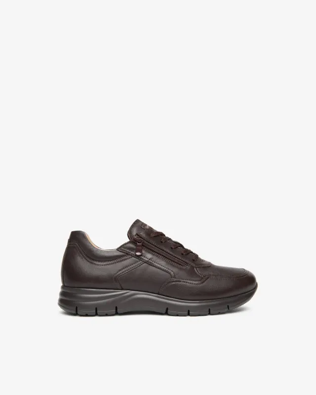 NeroGiardini sneakers barbati piele cu fermoar