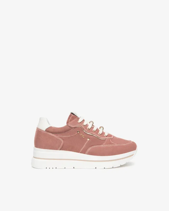 NeroGiardini sneakers dama piele intoarsa textil Dry-Go