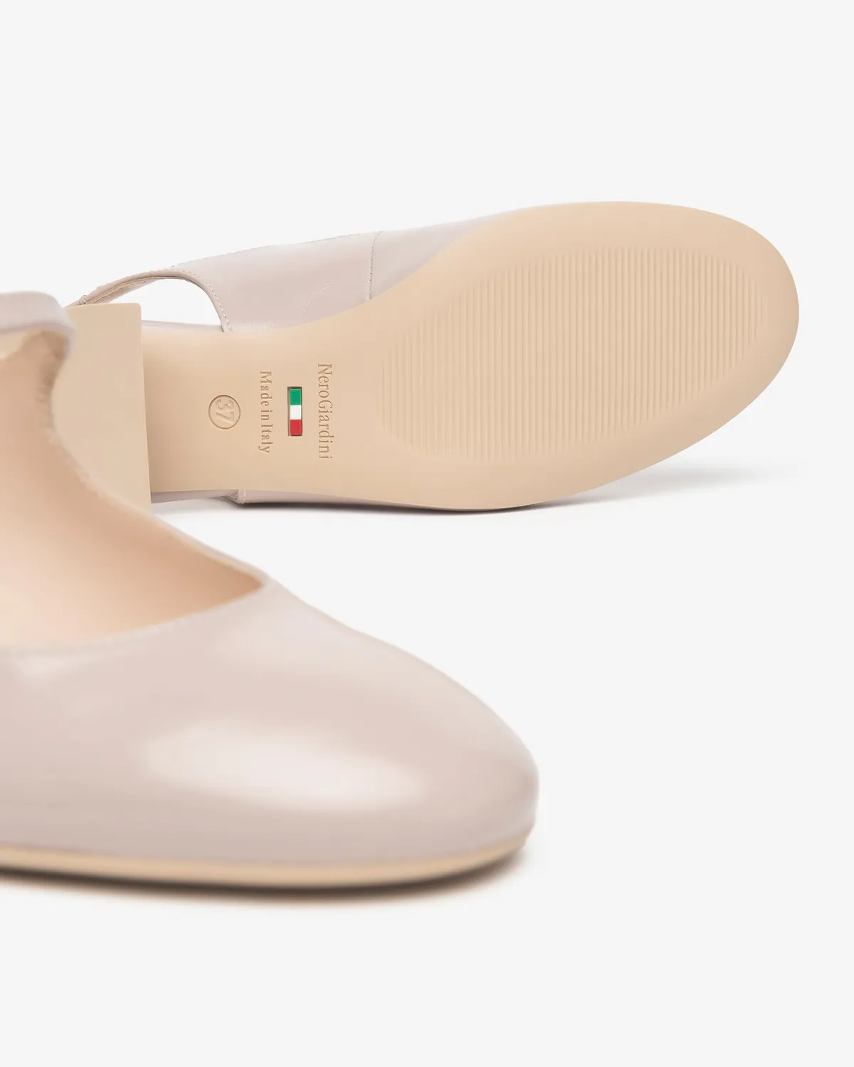 NeroGiardini pantofi slingback dama din piele vara