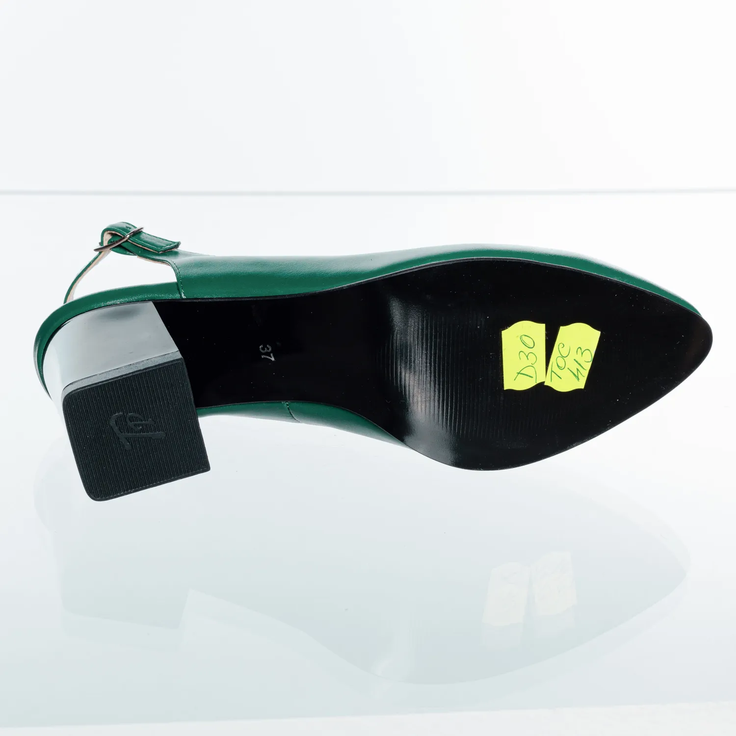 Catinca Shoes D30 VBVS sandale dama piele naturala verde