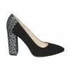 Catinca Shoes 2692 NAF pantofi piele negru flori