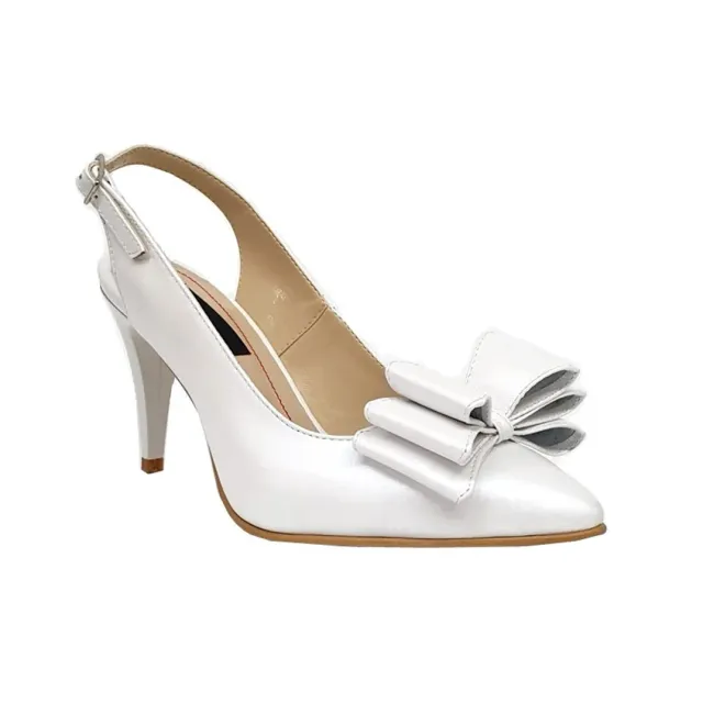 Catinca Shoes D17 A sandale dama piele alb