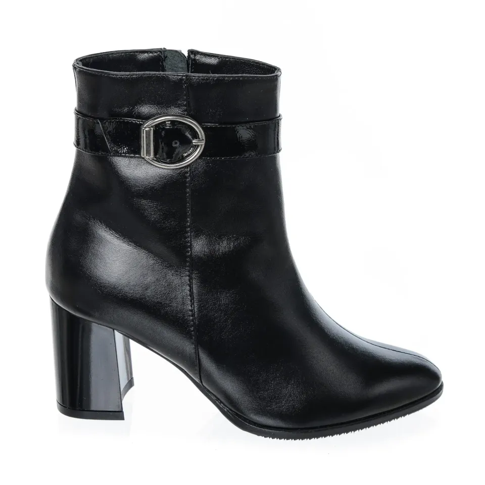 Catinca Shoes GX43 NBNL ghete dama piele negru lac