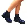 Catinca Shoes BC35 BCR bocanci dama piele bleumarin croco