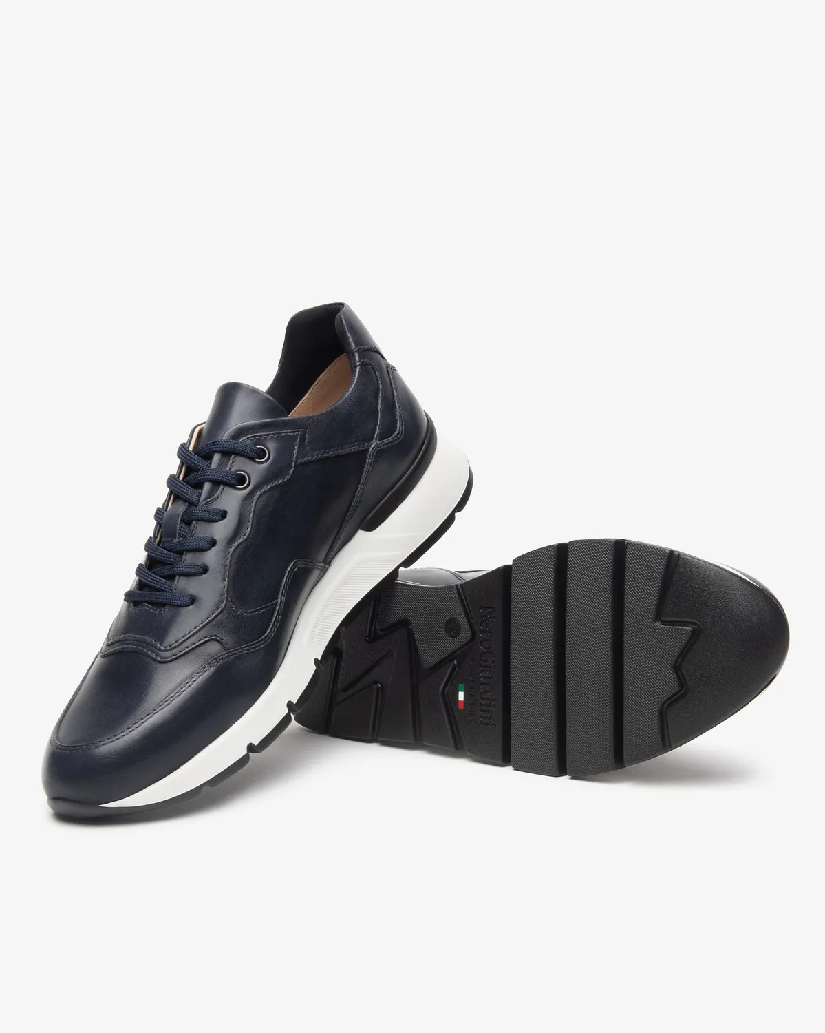 NeroGiardini sneakers piele barbati cu brant DryGo