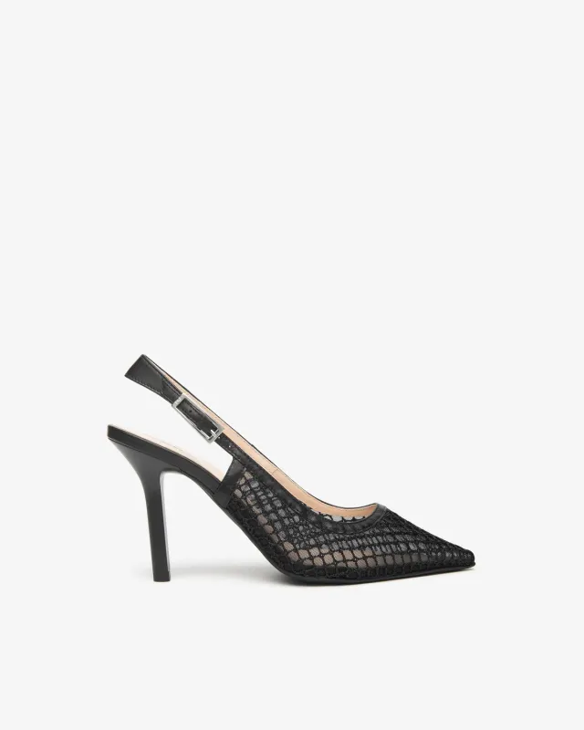 NeroGiardini Premium slingback piele dama toc