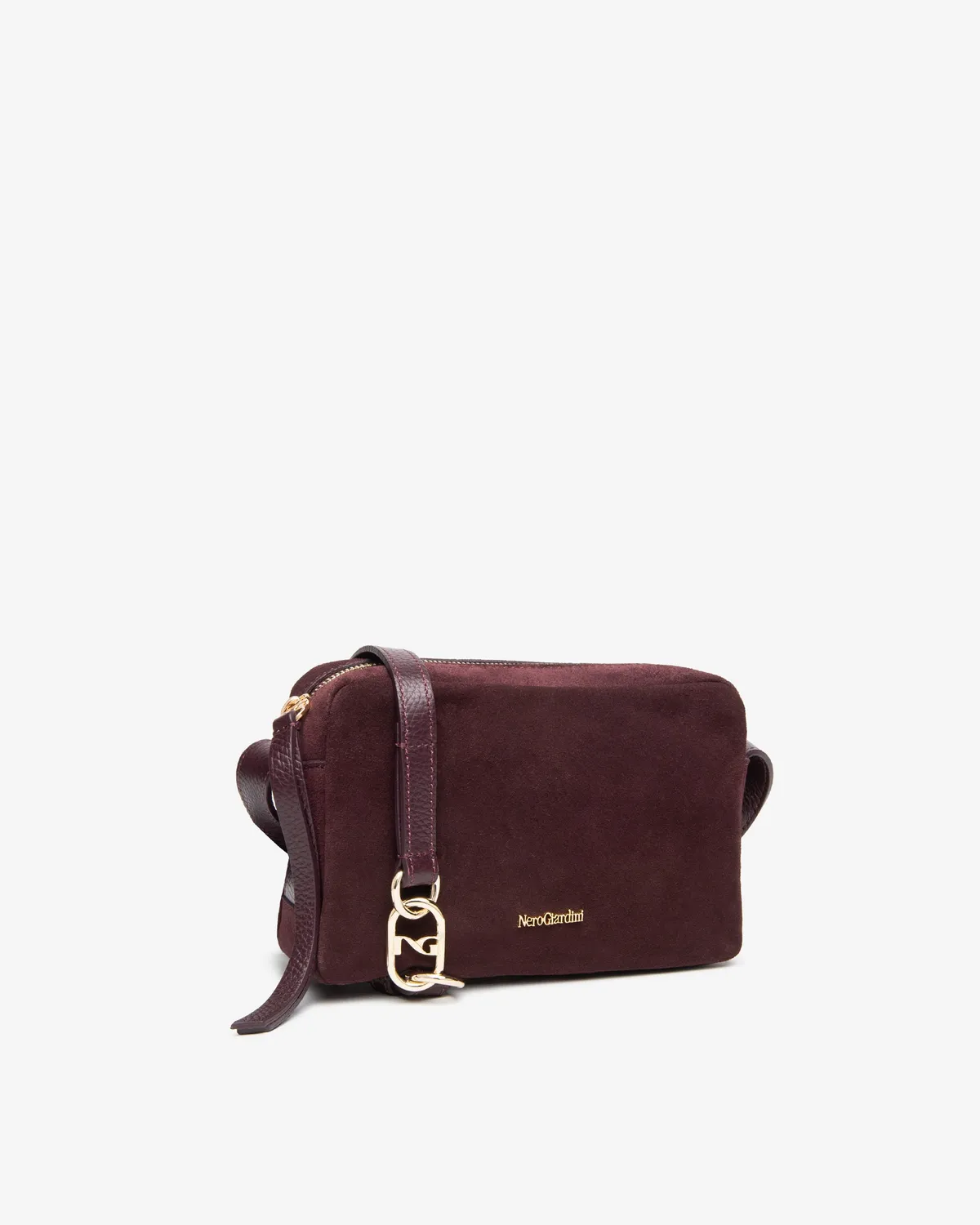 Geanta crossbody NeroGiardini piele intoarsa dama