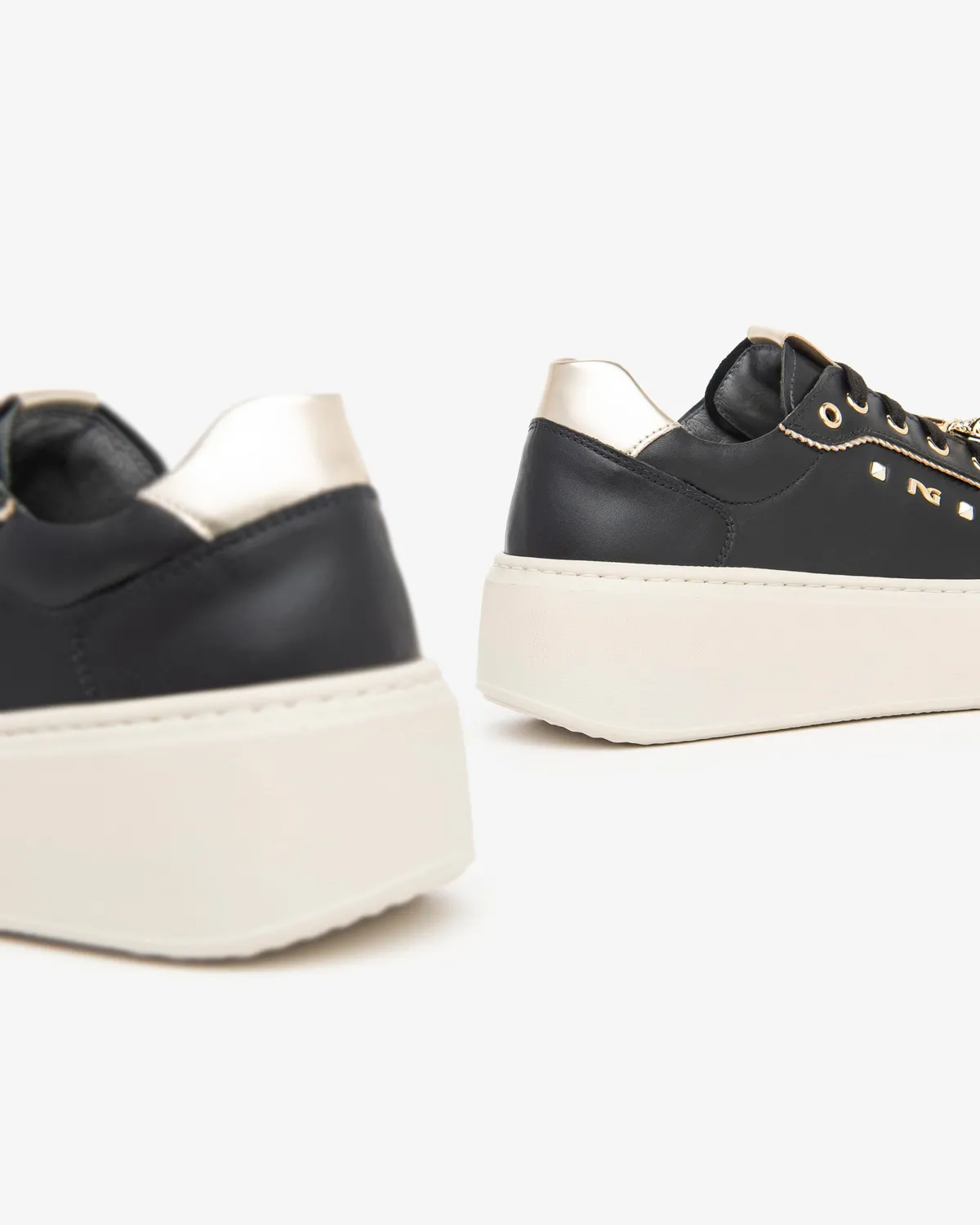 NeroGiardini sneakers dama piele textil respirabil
